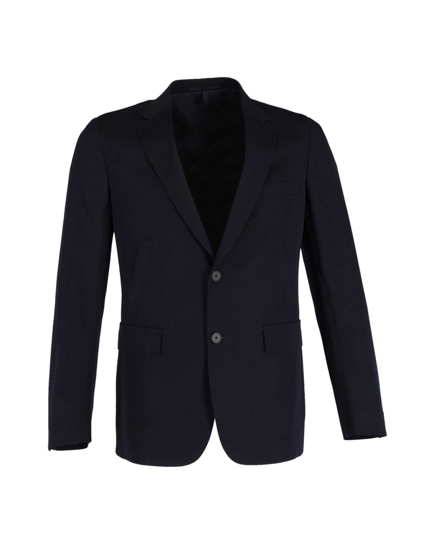 Ermenegildo Zegna Einreiher-Blazer aus dunkelblauer Wolle