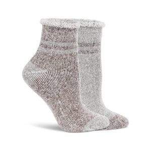 Zitrone Damen 2 Packung Roll Over Manschette Socken