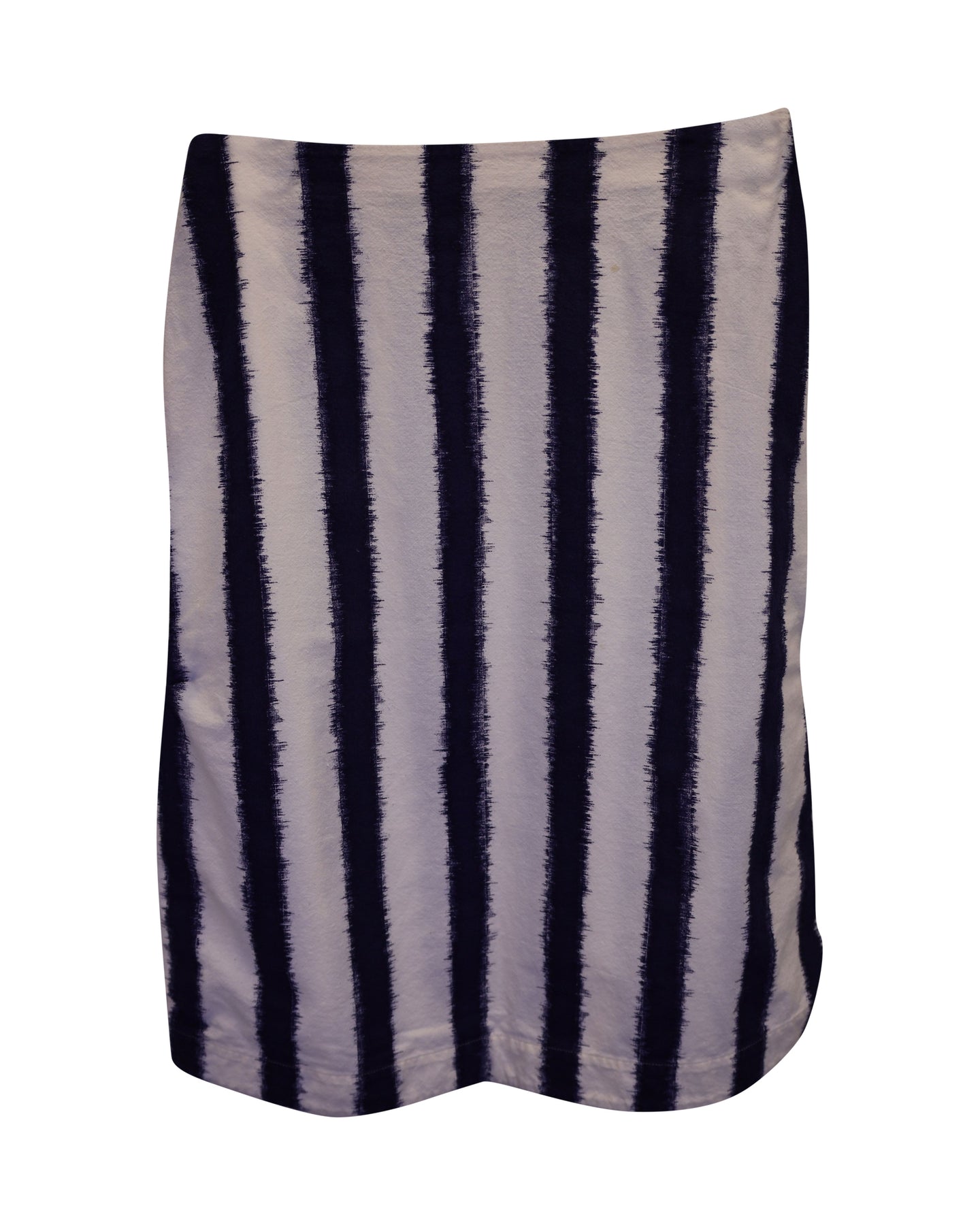 Marni Gestreifter Rock aus blauer Baumwolle