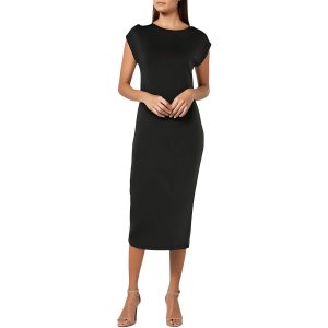 solide Modal Midikleid