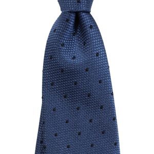 Brunello Cucinelli Dotted Midnight Blau Krawatte für Herren