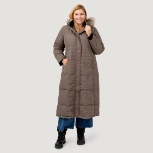 Free Country Damen plus Größe voller Länge Pracht Daunenjacke