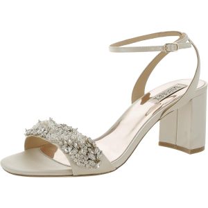 Clara Satin verzierte Absatzschuhe