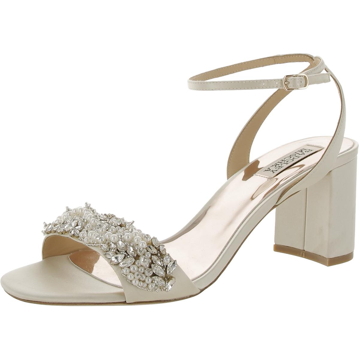 Clara Satin verzierte Absatzschuhe