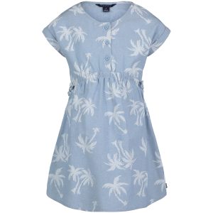 Nautica kleine Mädchen, Palmen Print Chambray Kleid (4-6X)
