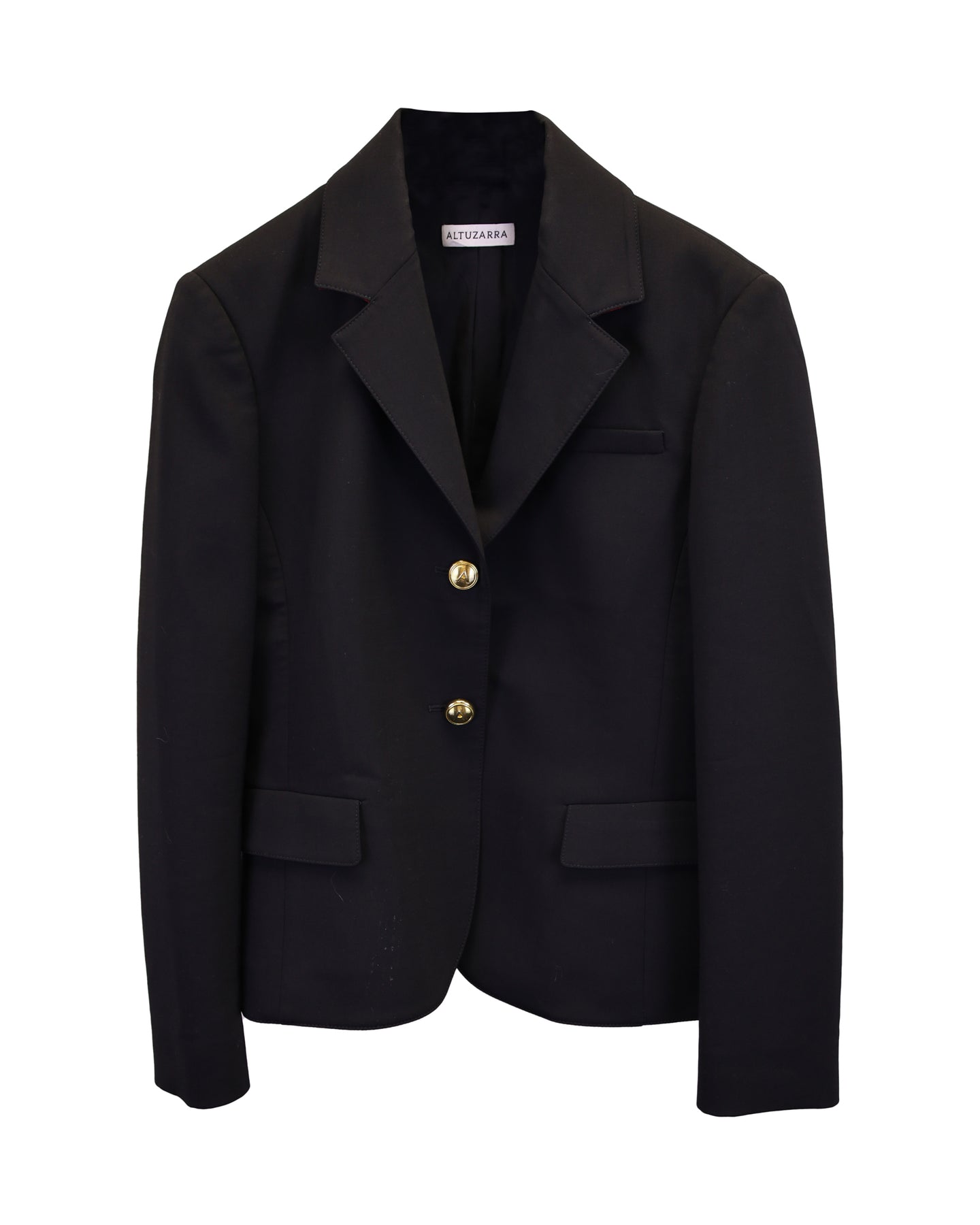 Altuzarra Einreiher Blazer aus schwarzer Wolle