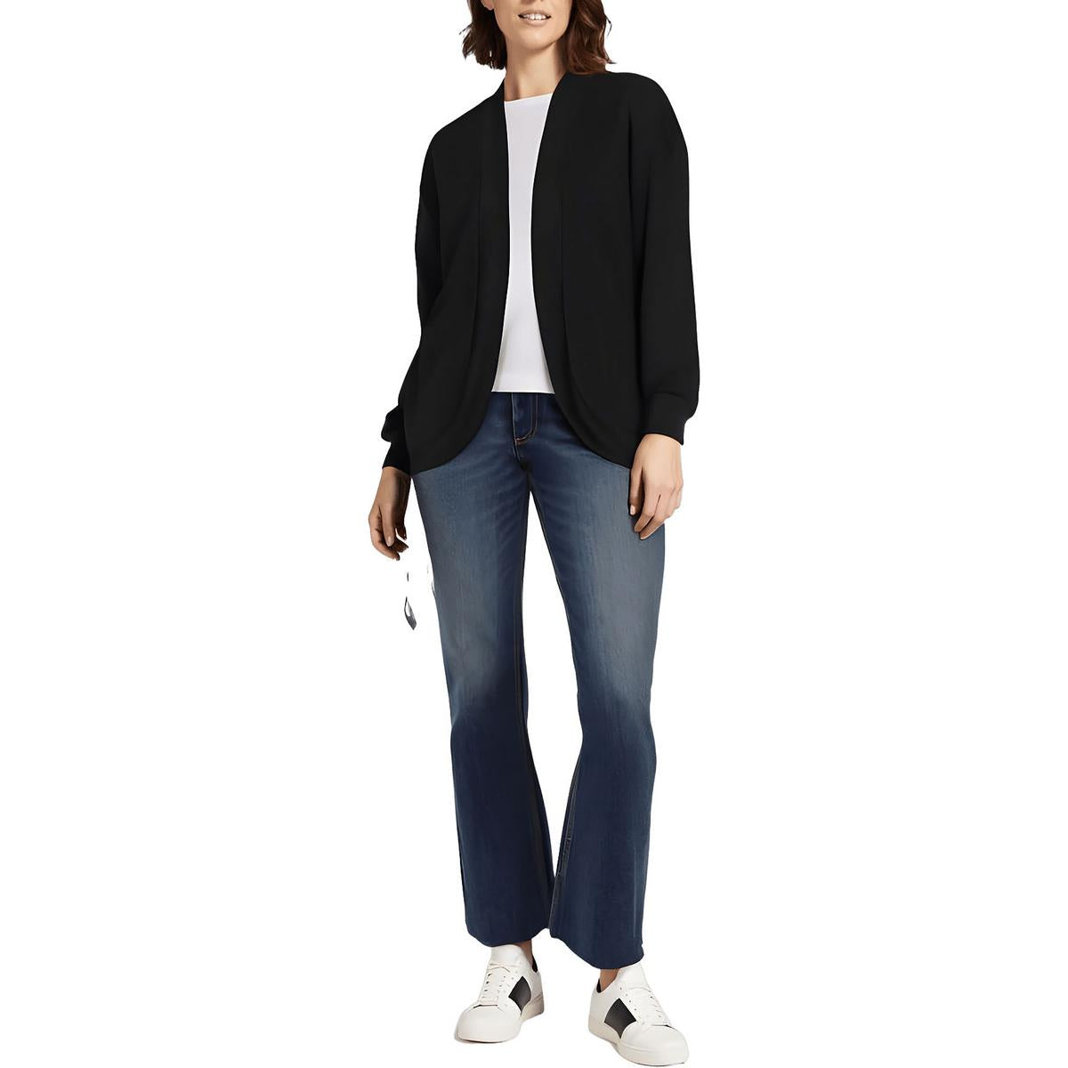 Sean Cocoon Cardi Strickjacke aus festem Strick
