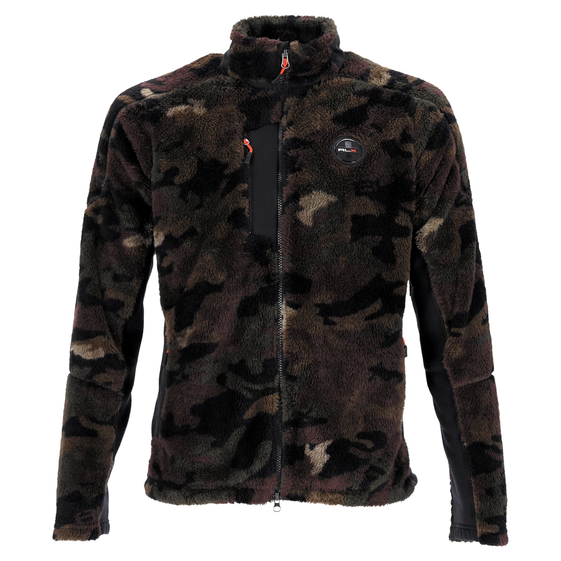 Polo Ralph Lauren RLX Zip Jacke aus olivfarbenem Polyester
