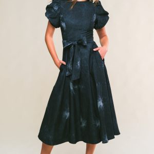 GARDEN GRACE TWILL Midikleid