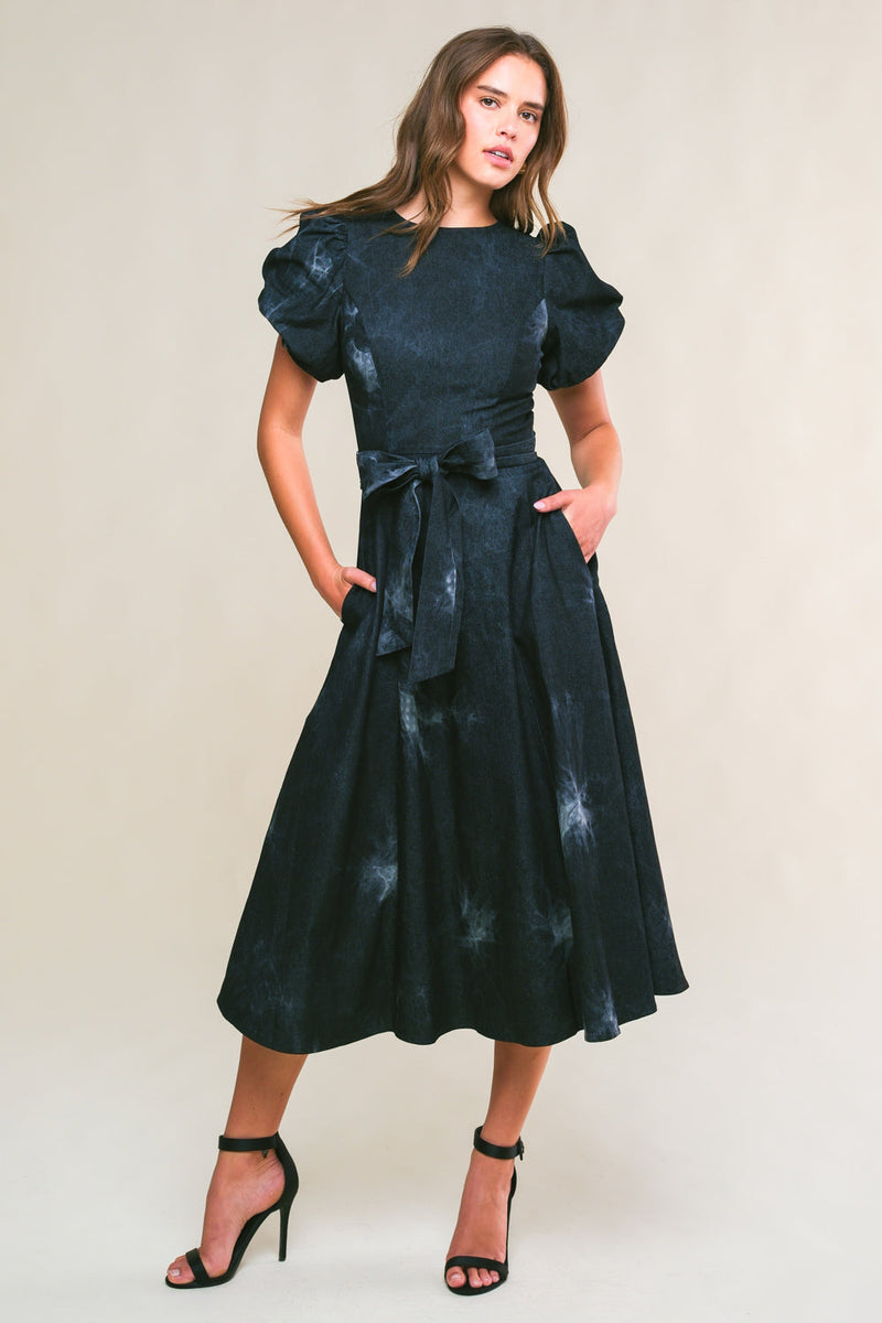 GARTEN GRACE TWILL MIDI Kleid