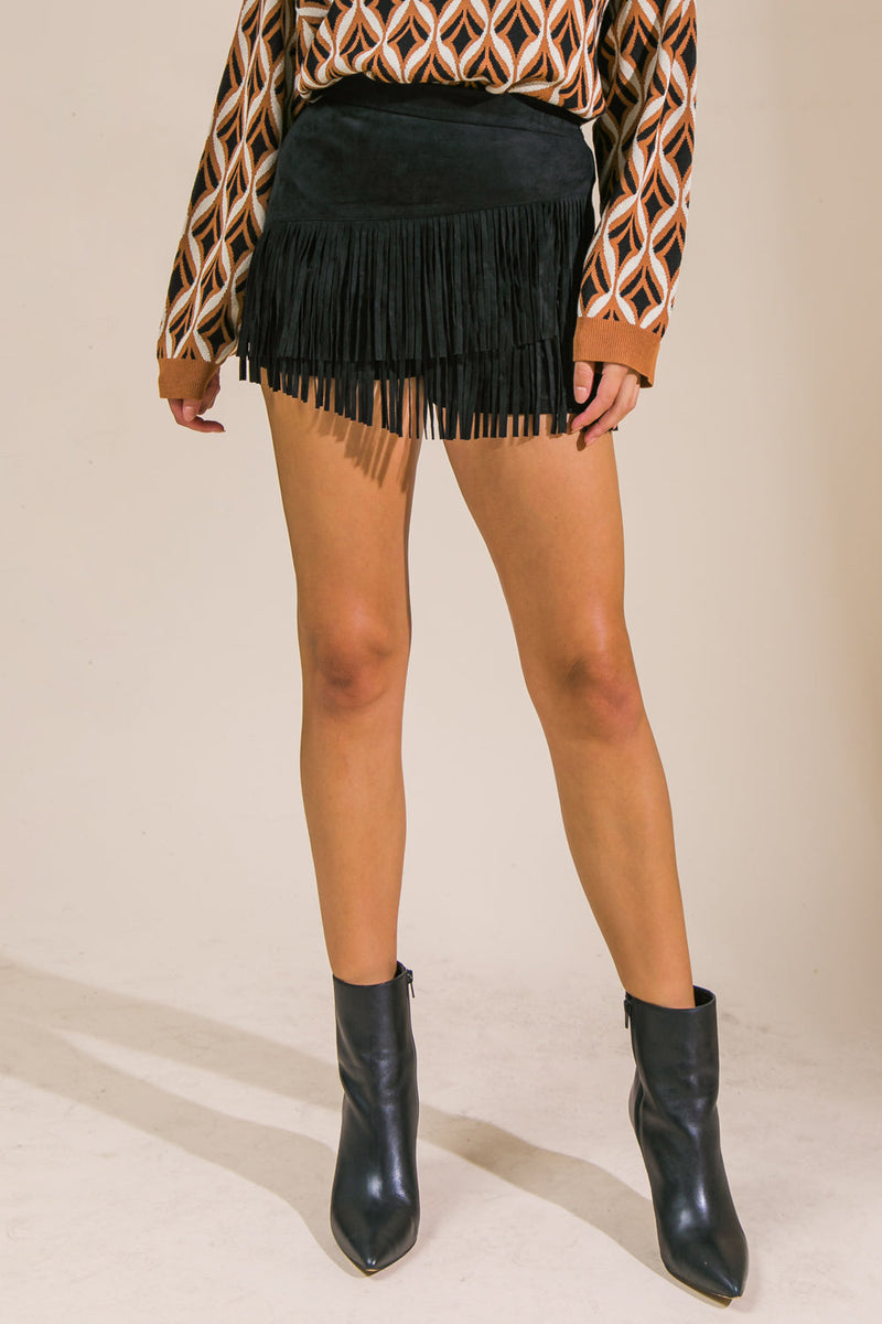 MACHEN SIE EINIGE PLÄNE Wildleder SKORT