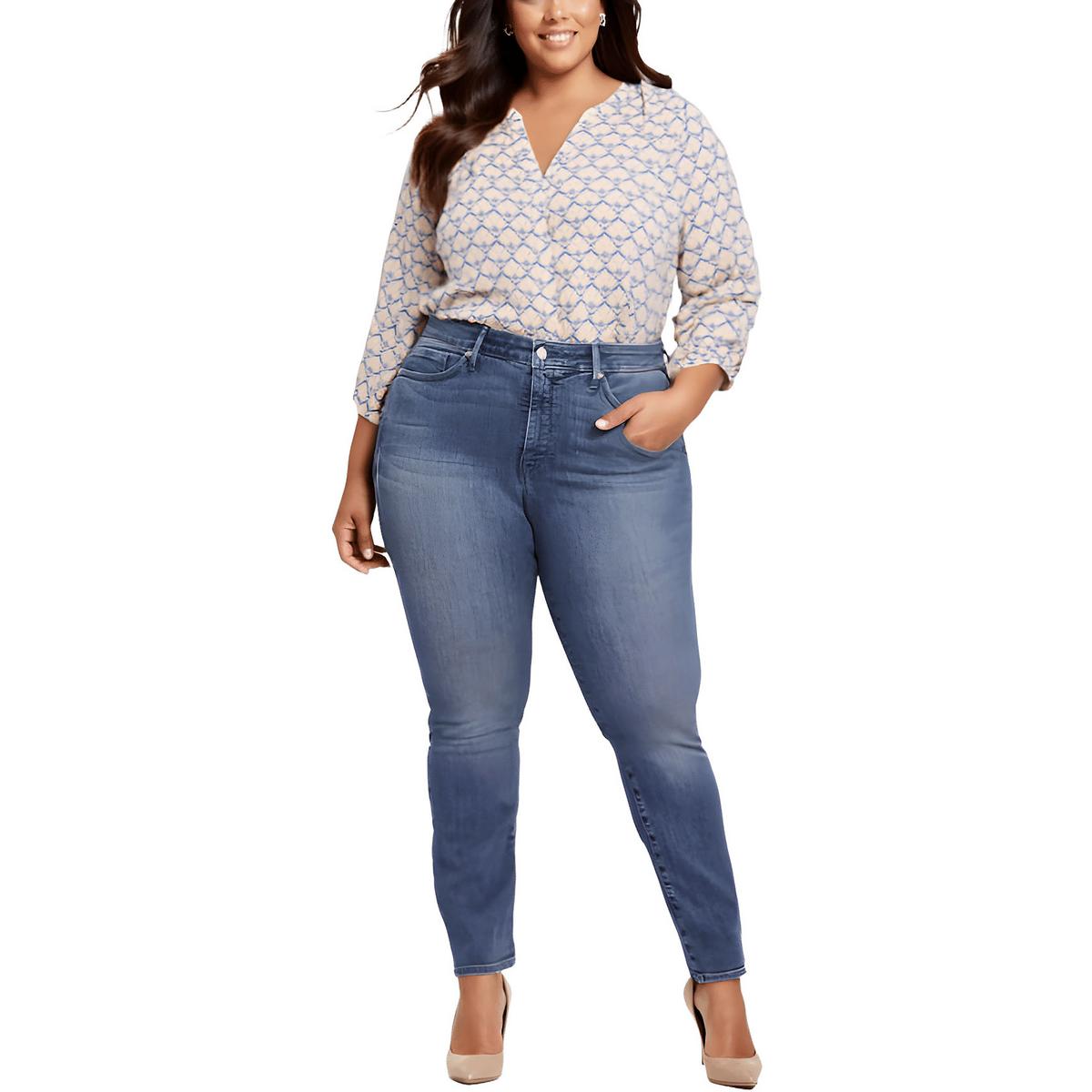 Plus Barbara Bootcut-Jeans aus Stretch-Denim