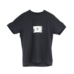 Givenchy Bedrucktes Logo-T-Shirt aus schwarzem Baumwolljersey