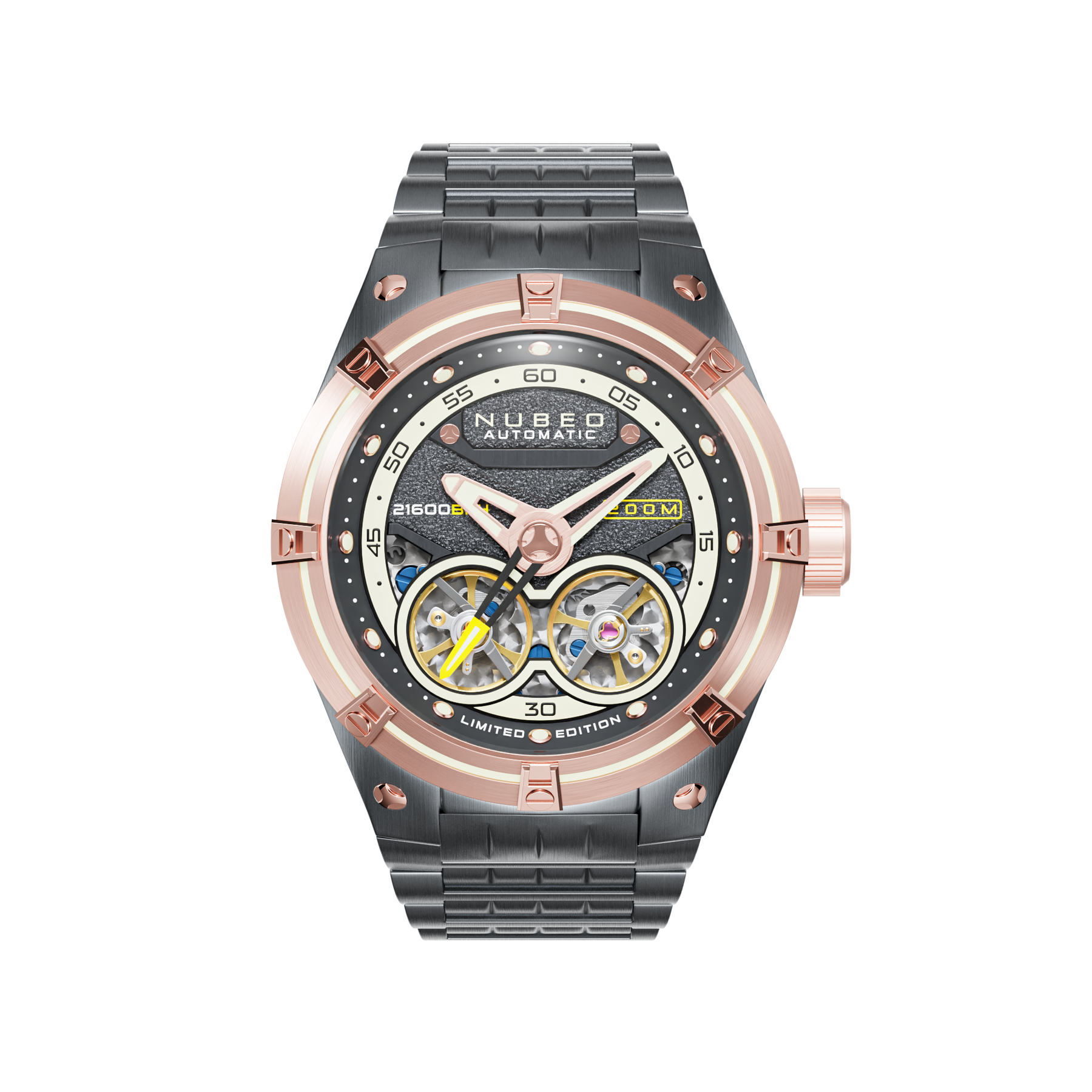 Nubeo Herren Galileo 49mm Automatikuhr