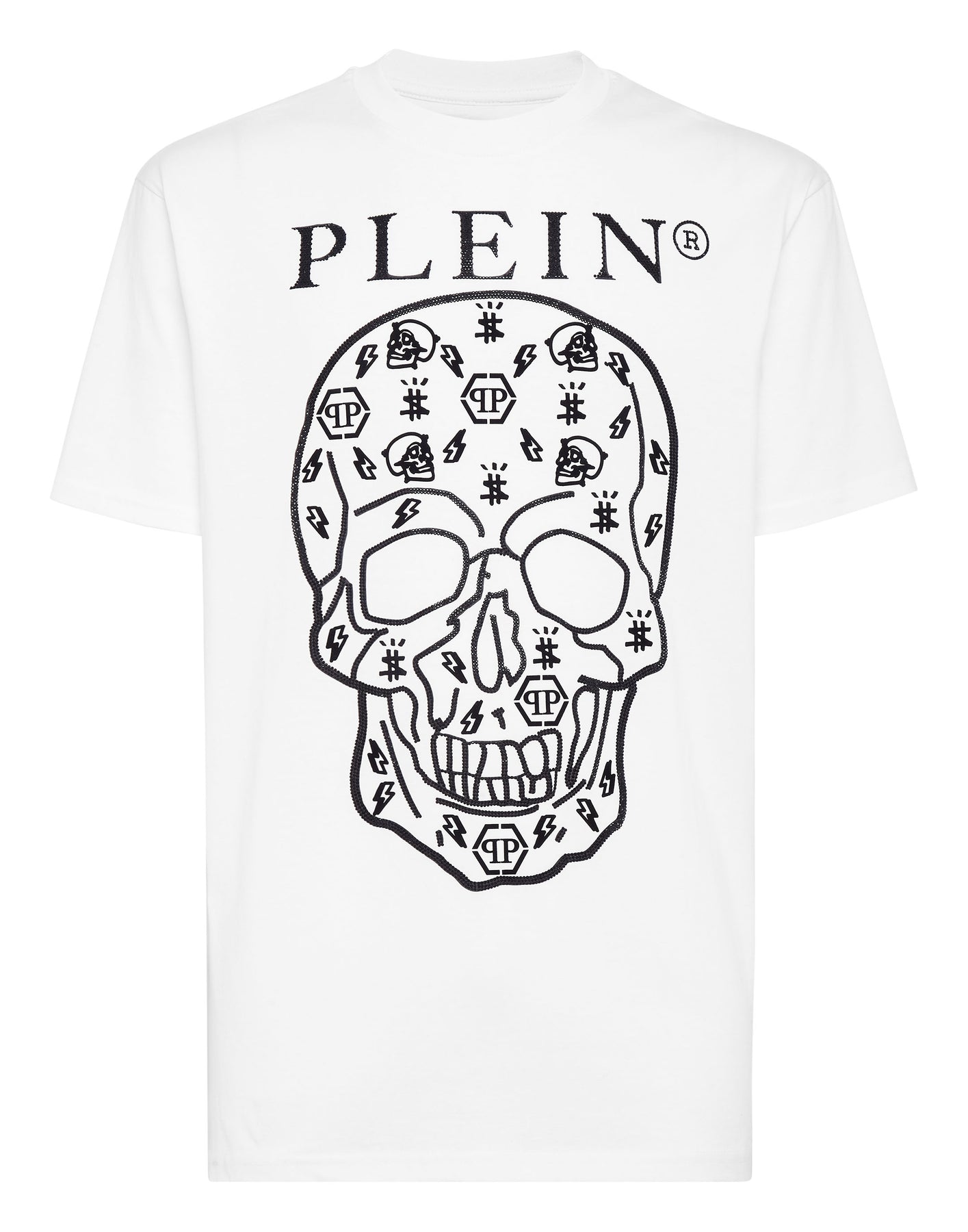 T-Shirt Rundhals SS mit Kristallen