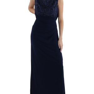 Damen Pailletten bestickt Abendkleid