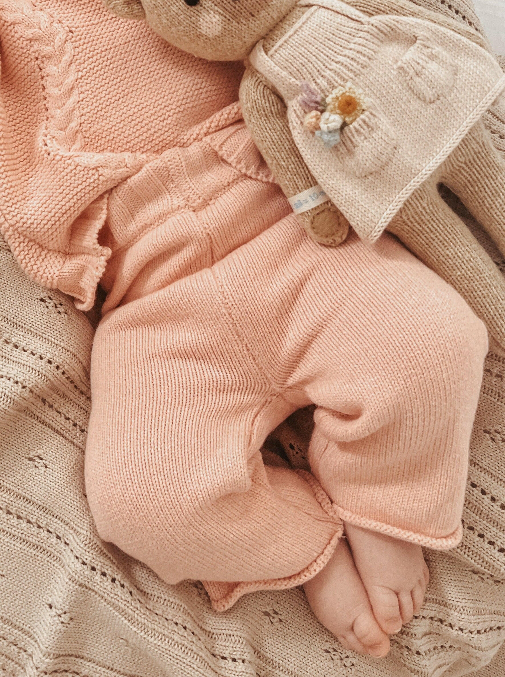 Luna + Luca Strickhose – Rosa