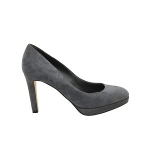 Sergio Rossi Pumps aus Veloursleder in Schwarz