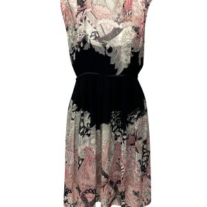 Jonathan Saunders Marlow Georgette bedrucktes Kleid 7748757979196