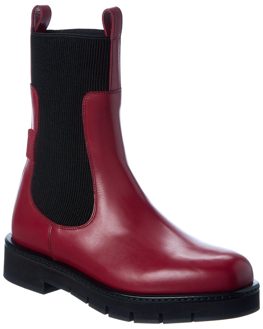 Ferragamo Rook Leder Bootie