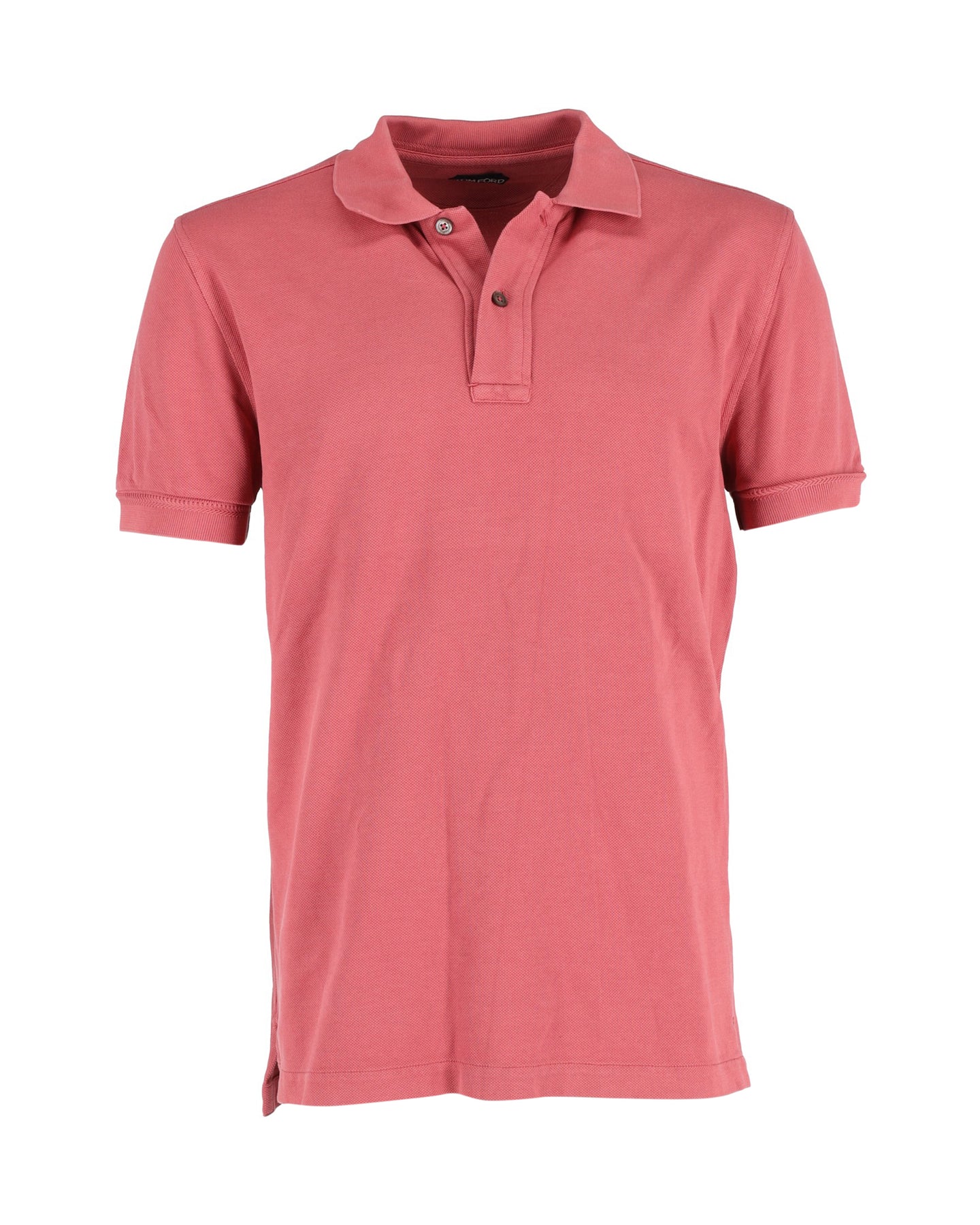 Tom Ford Poloshirt aus roter Baumwolle