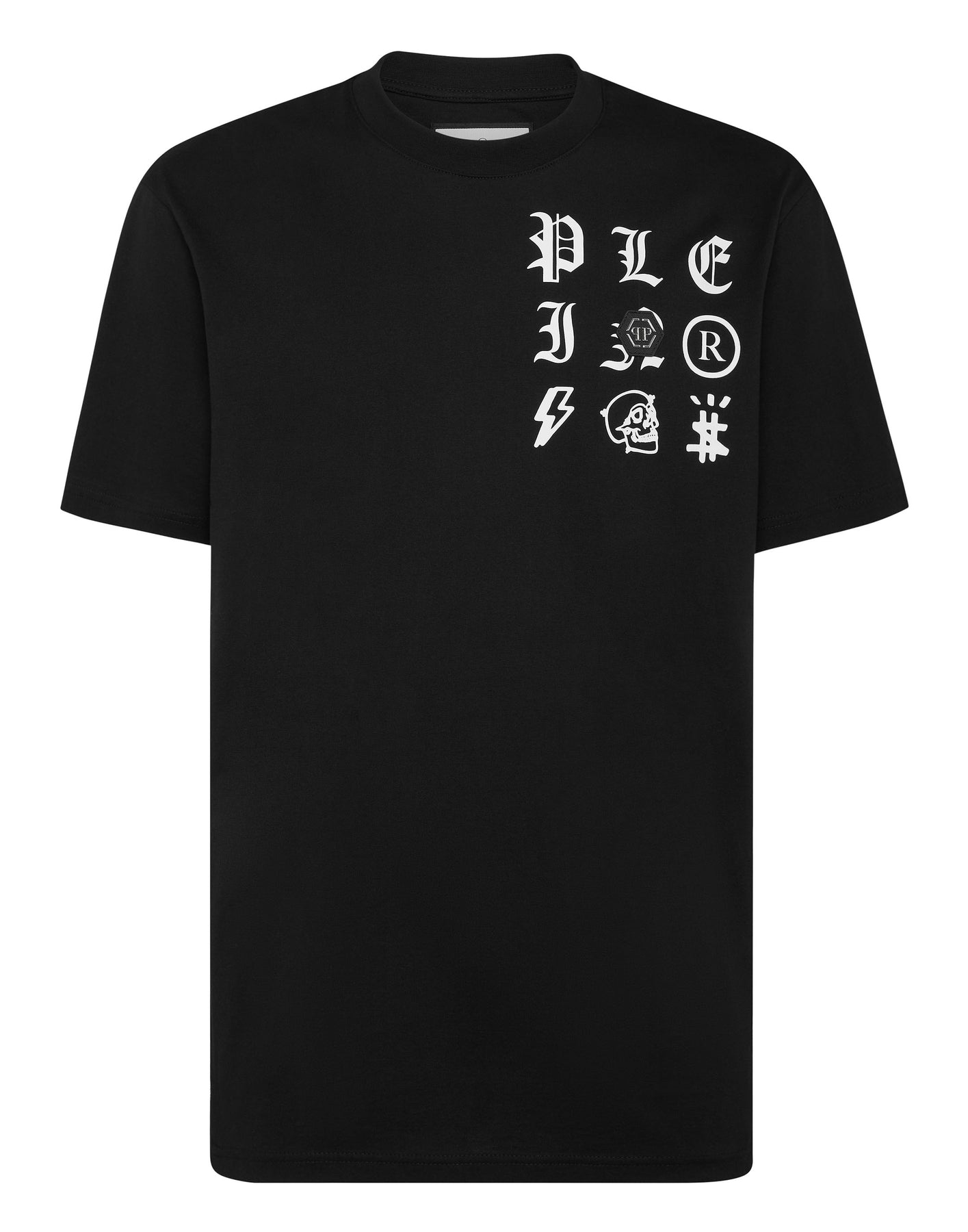 T-Shirt mit Rundhalsausschnitt SS Gothic Plein