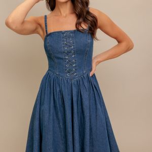 SUMMER RODEO Denim Minikleid