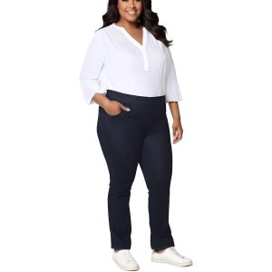 Plus Tummy Slimming Denim Bootcut Jeans