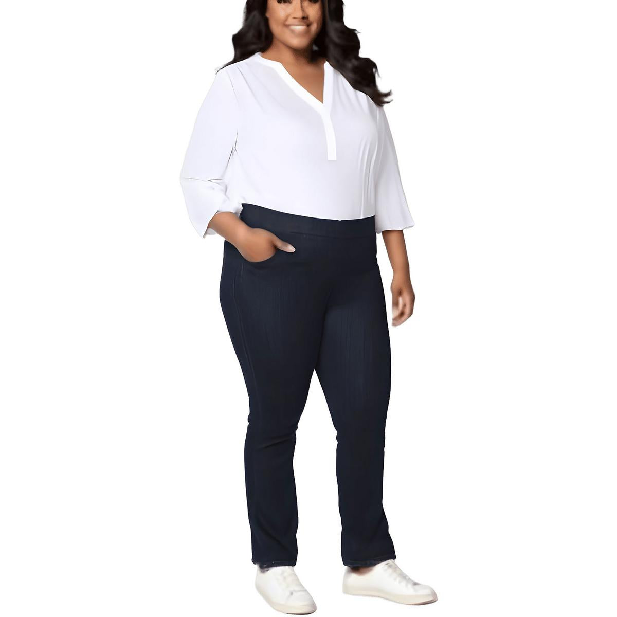 Plus Bauchabnehmen Jeans Bootcut