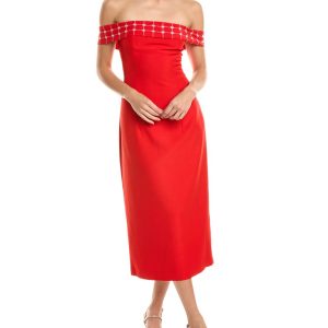 Pascale La Mode Off-The-Shoulder Midikleid