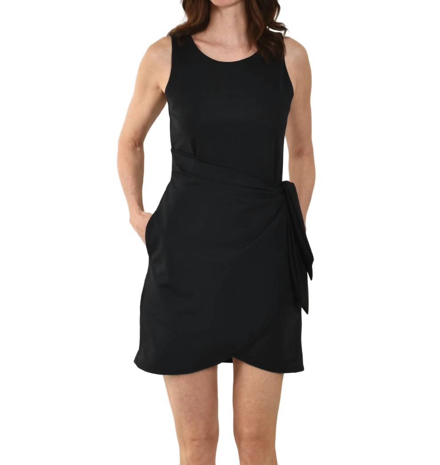 Cabo Wickelkleid in Schwarz