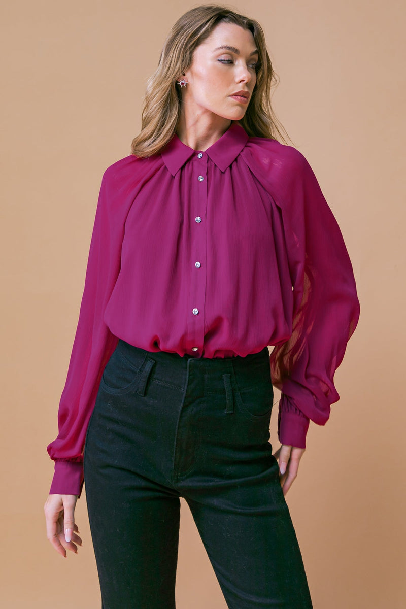 MITTE CHIC gewebt TOP