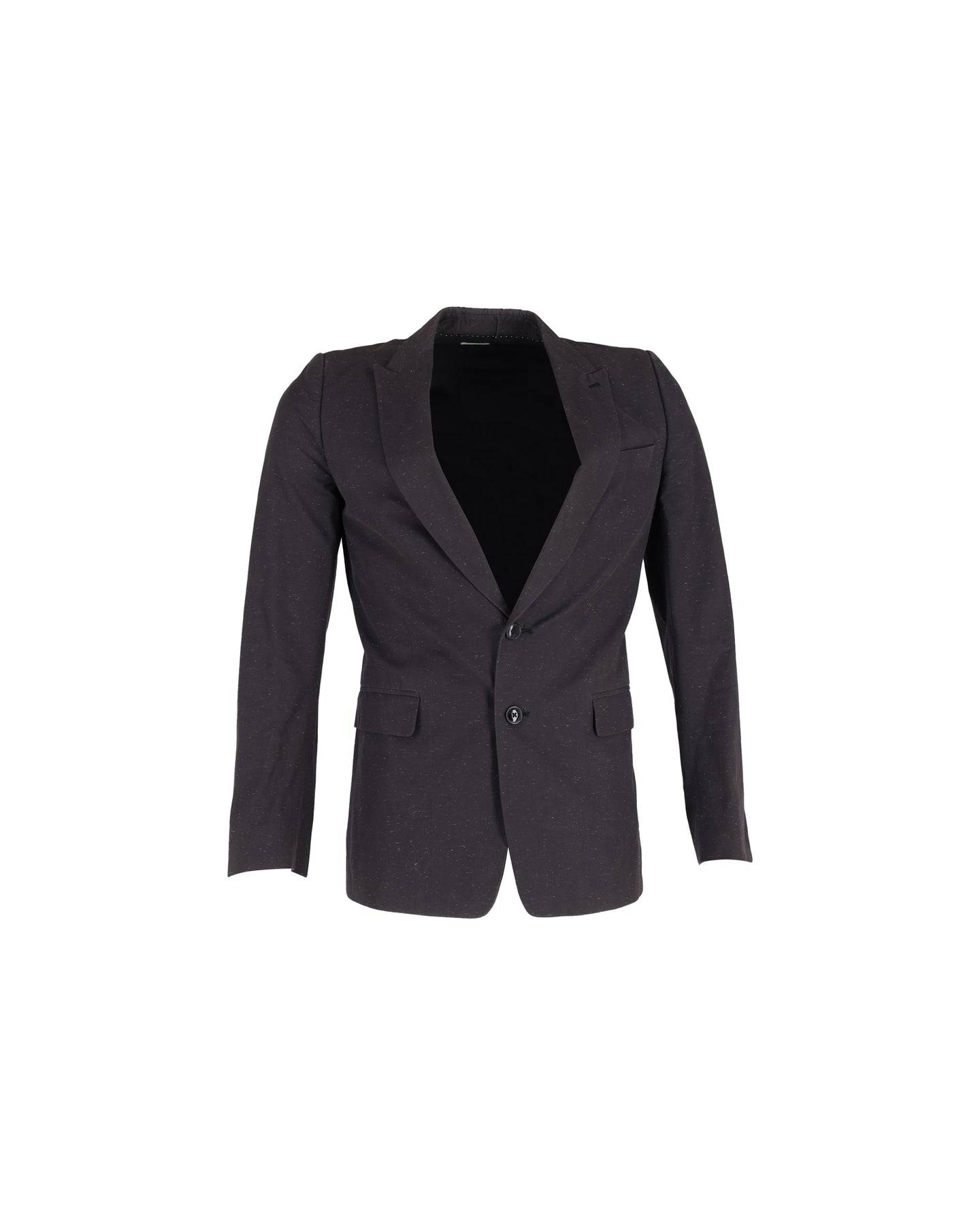 Dries Van Noten Einreiher Blazer aus schwarzer Wolle