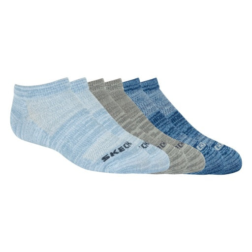 Skechers Jungen 6er Packung Non Terry Low Cut Socke