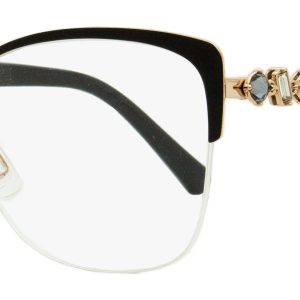 Swarovski Damen halbrandlose Brille SK5444 005 schwarz/gold 54mm