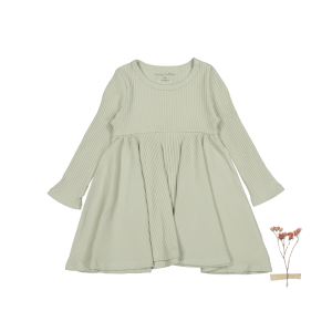 The lange Ärmel Kleid – Nebel