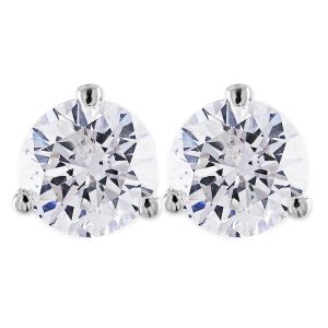 1 1/2ct Diamant Ohrstecker Lab Grown 14k Weißgold Lab Grown Diamant Ohrringe