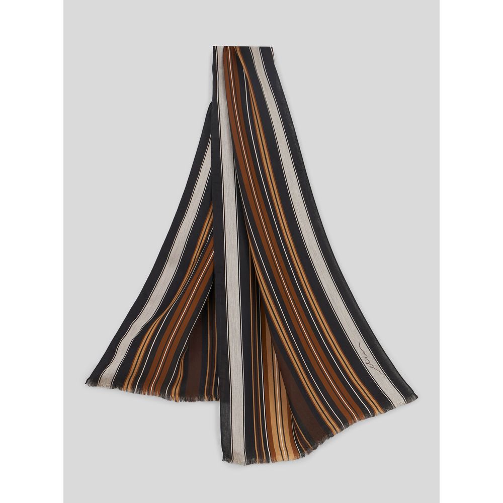Jacquard Schal mit Streifen