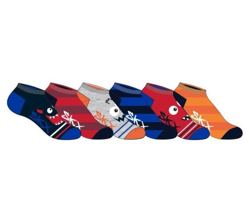 Skechers Jungen 6er Packung Non Terry Low Cut