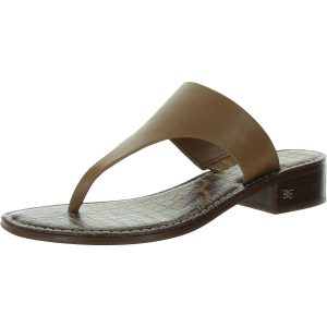 Lederrutsche auf String Sandalen
