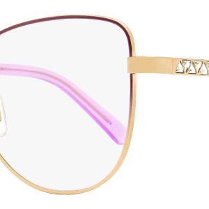 Swarovski Damen Schmetterling Brille SK5451 083 gold/violett 55mm