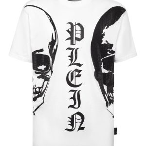 T-Shirt rund Hals ss mit Kristallen 7648981319740