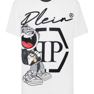 t-shirt rund Hals ss Steine Geld
