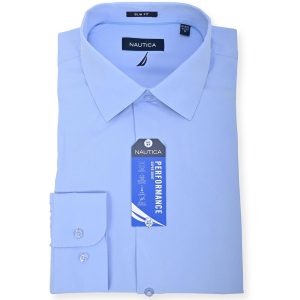 festes faltenfestes Knopf-Down-Shirt