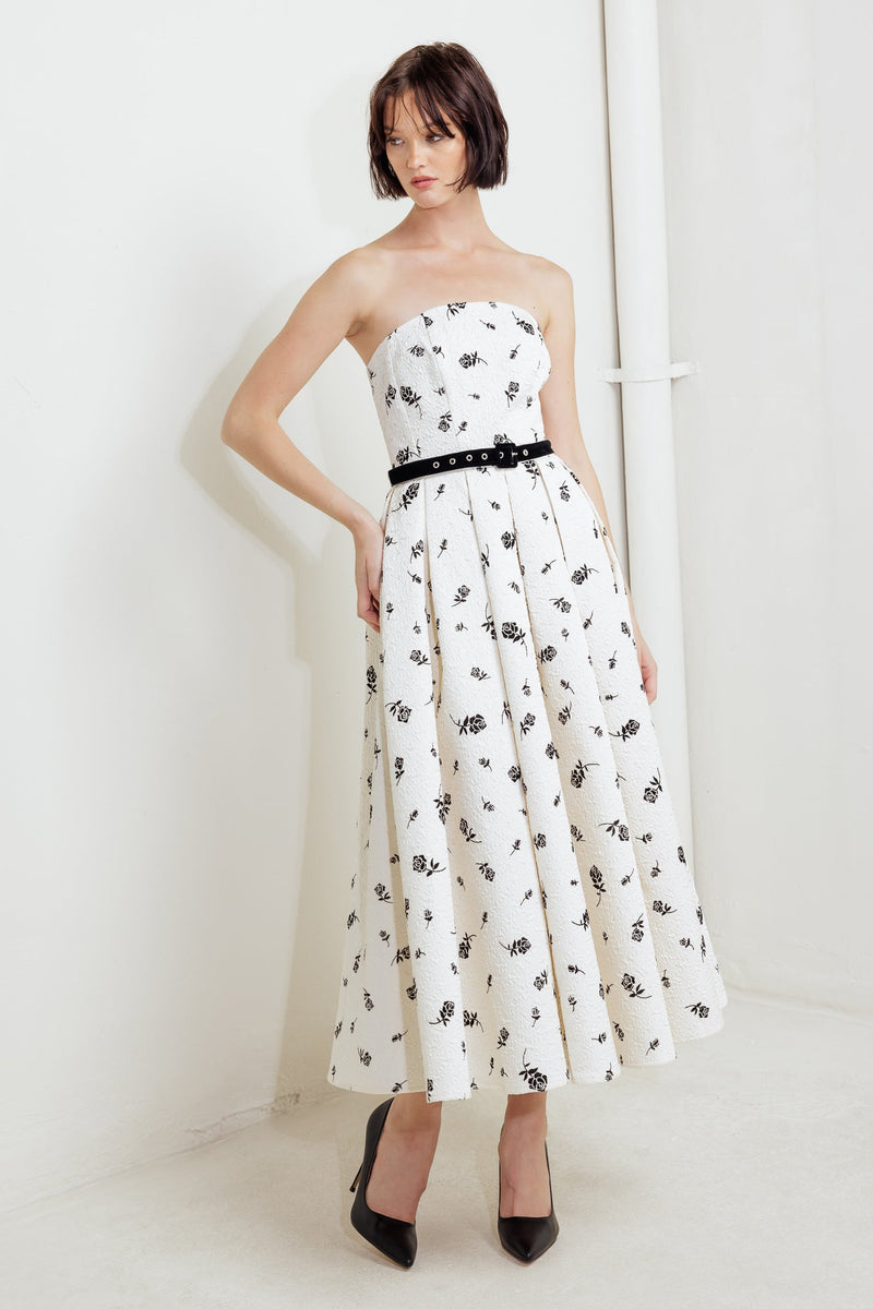 LOVELY CULTIVATED gewebt MIDI Kleid