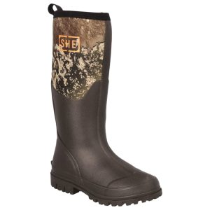 She outdoor camo Dienstprogramm Gummistiefel braun / Camouflage 2836171 Damen