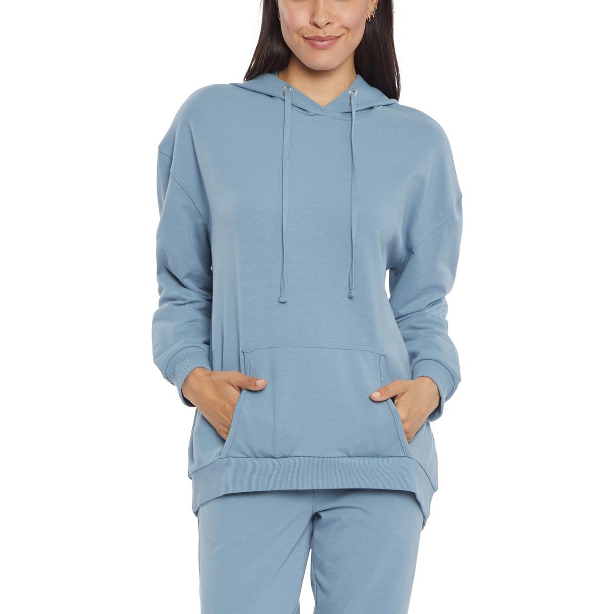Kapuzenpullover aus gerippter Baumwolle