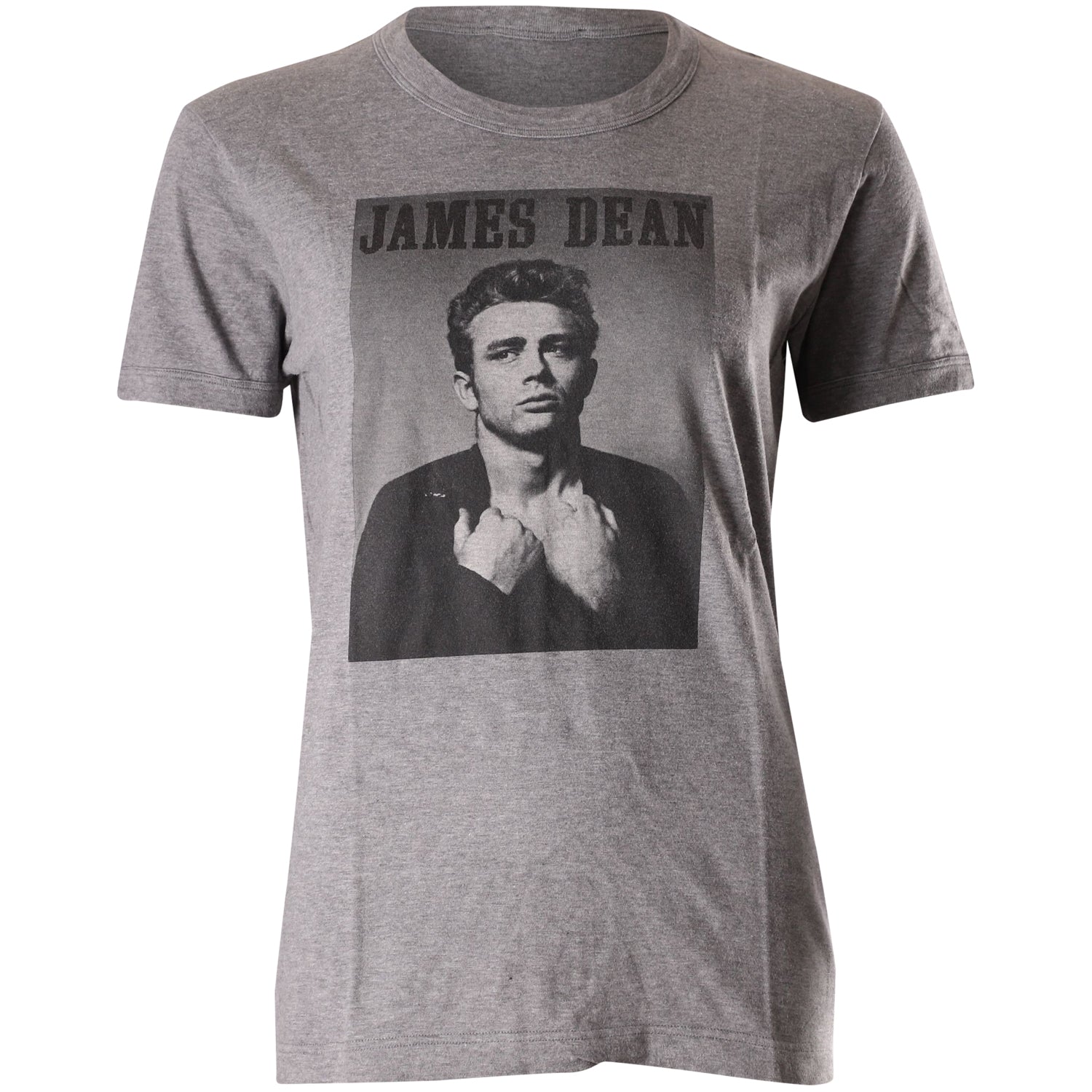 Dolce & Gabbana James Dean – Kurzarm-T-Shirt aus grauer Baumwolle