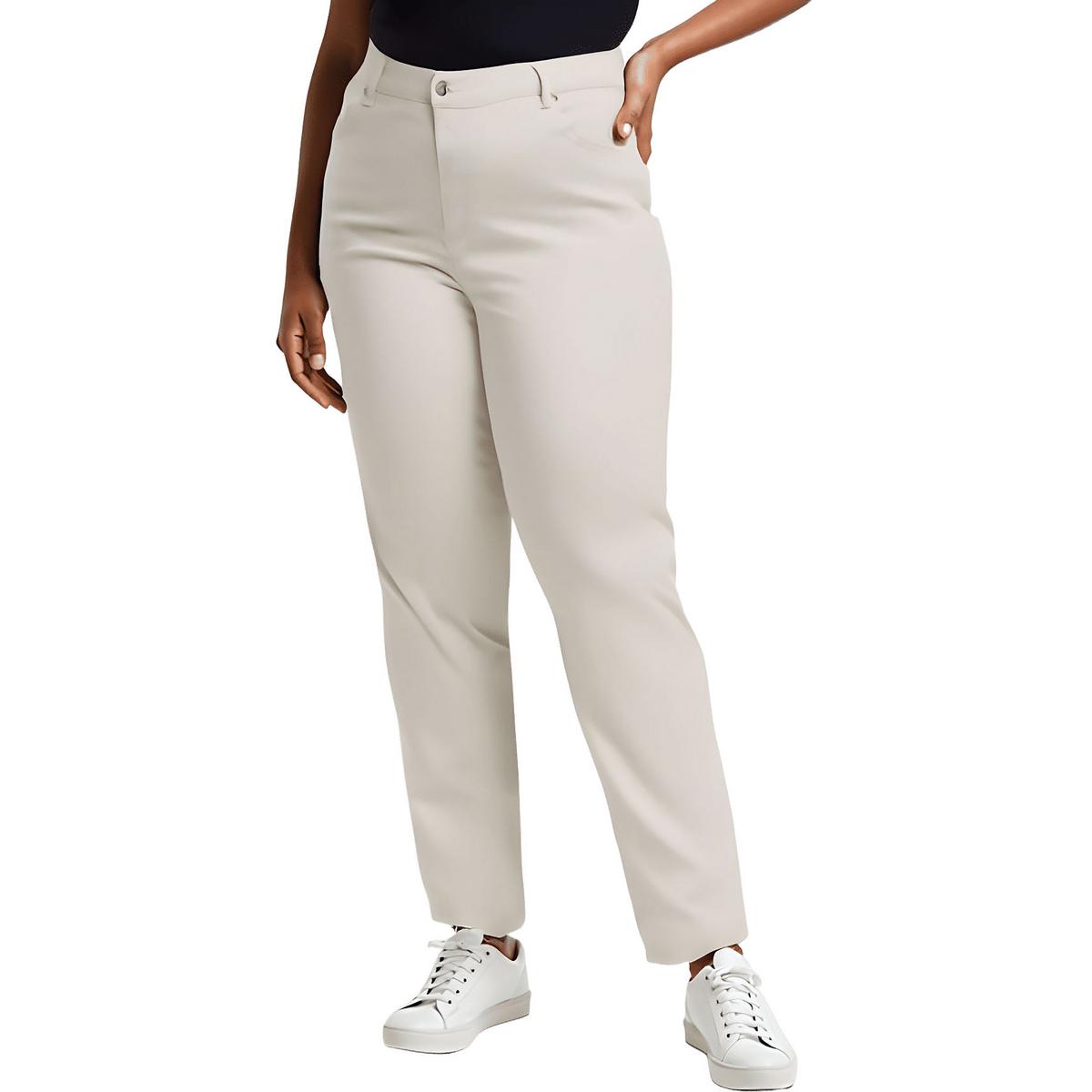 Plus Amanda Jeans aus Stretch-Baumwolle mit konischem Bein