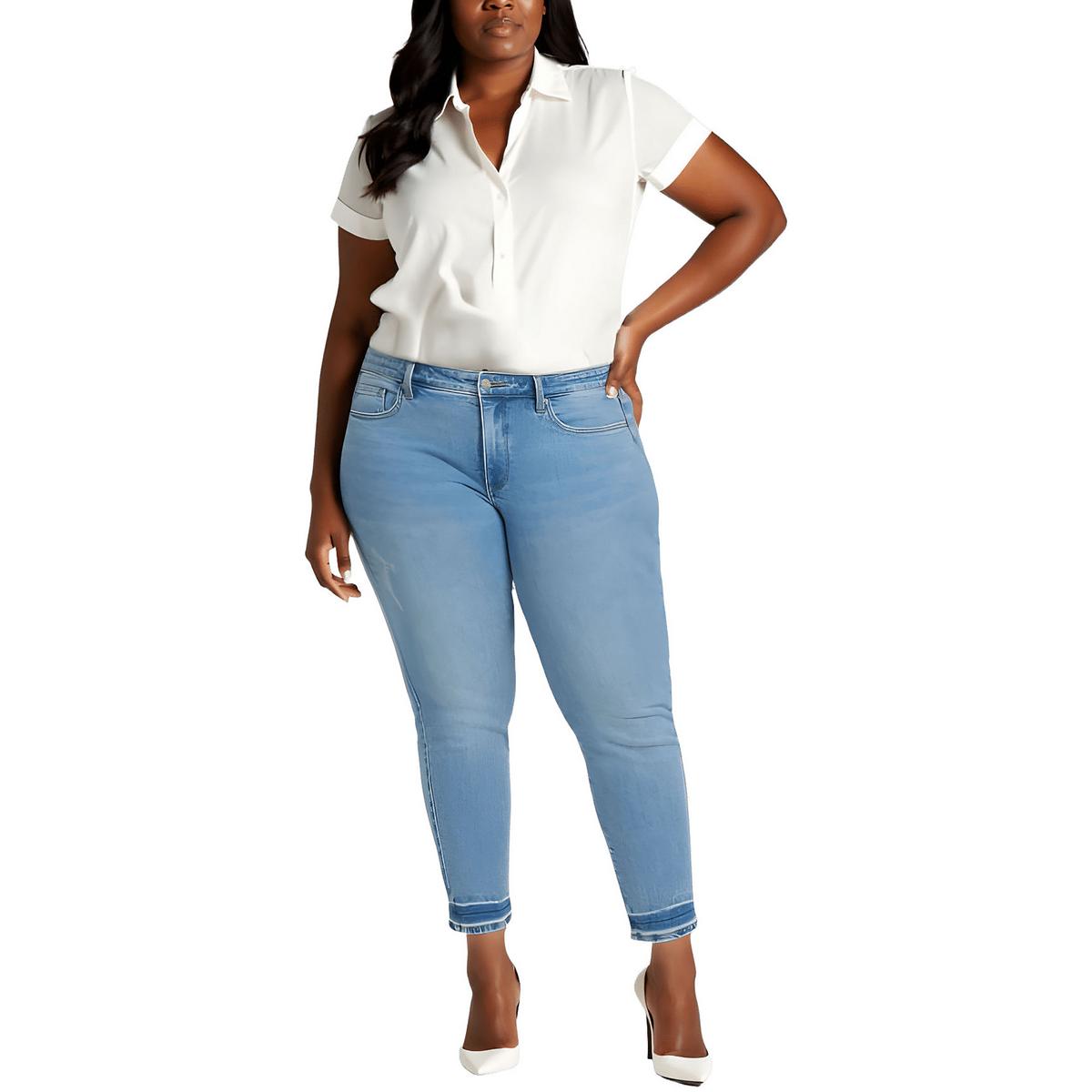 Plus Sheri Jeans aus Stretch-Denim